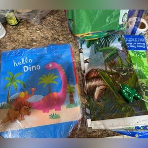 Colorful Dinosaur Themed Bags